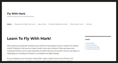 Desktop Screenshot of flywithmark.net