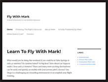 Tablet Screenshot of flywithmark.net